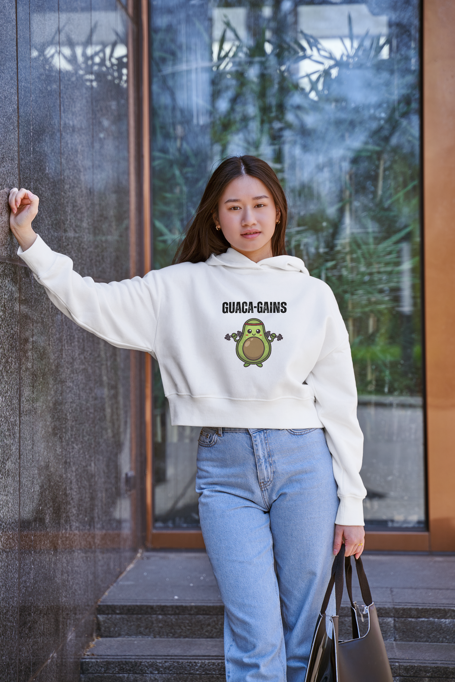 Guaca gains Women’s Cropped Hooded Sweatshirt