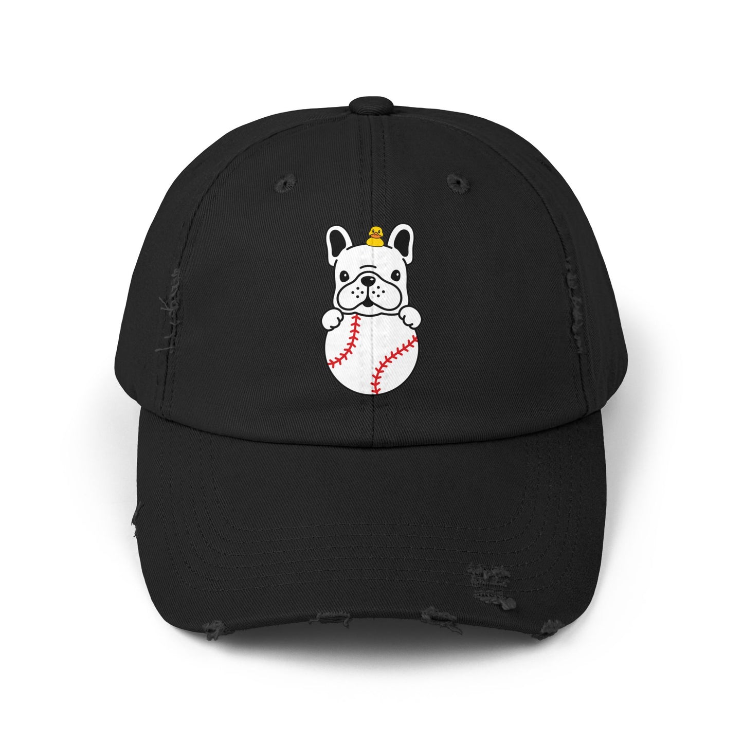 Dog baseball Unisex Distressed Cap