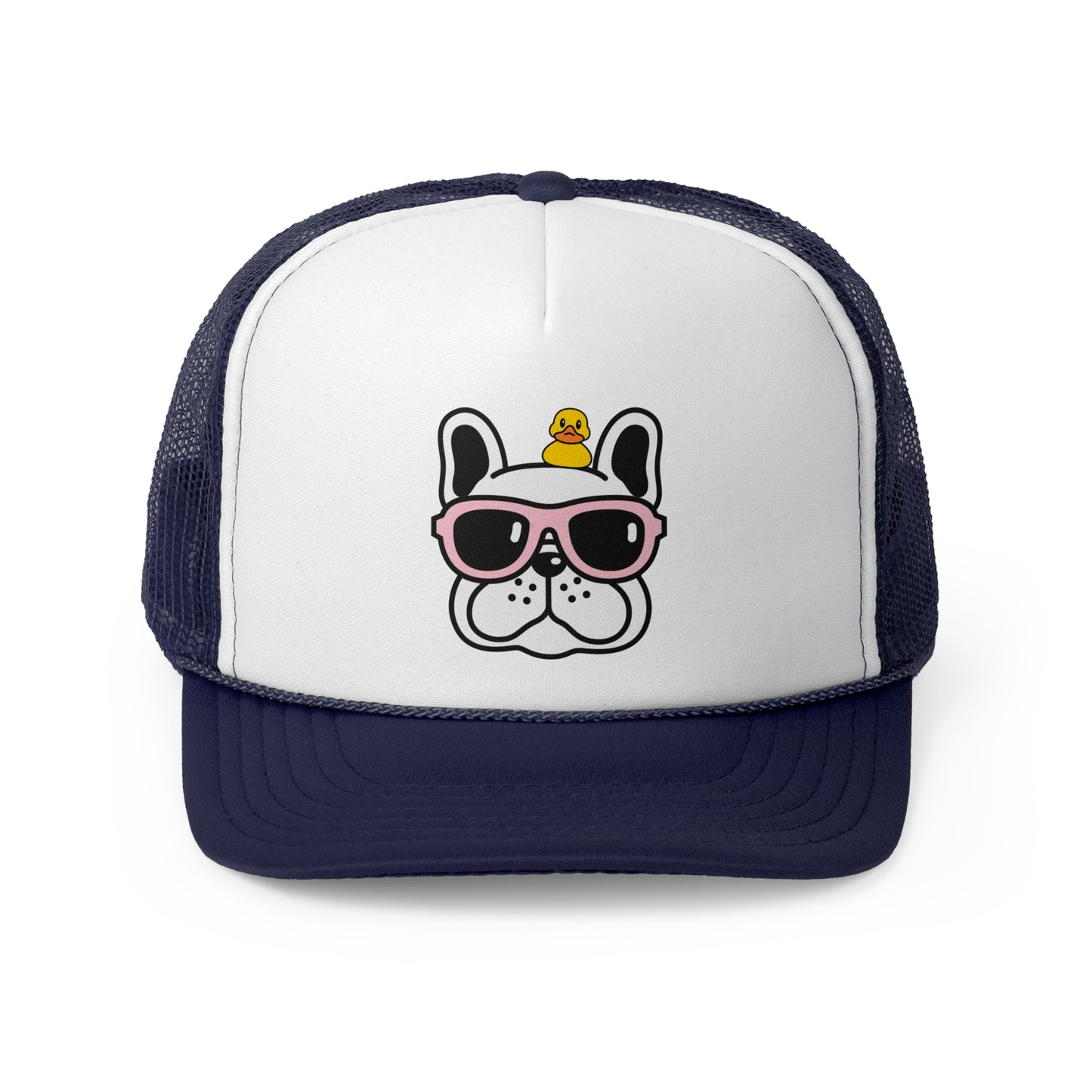 Dog pink Sunglass Trucker Caps