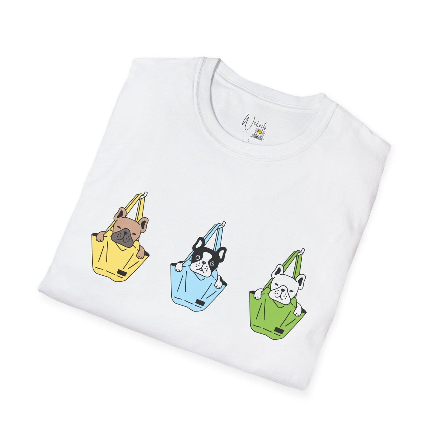 dog bag Unisex Softstyle T-Shirt