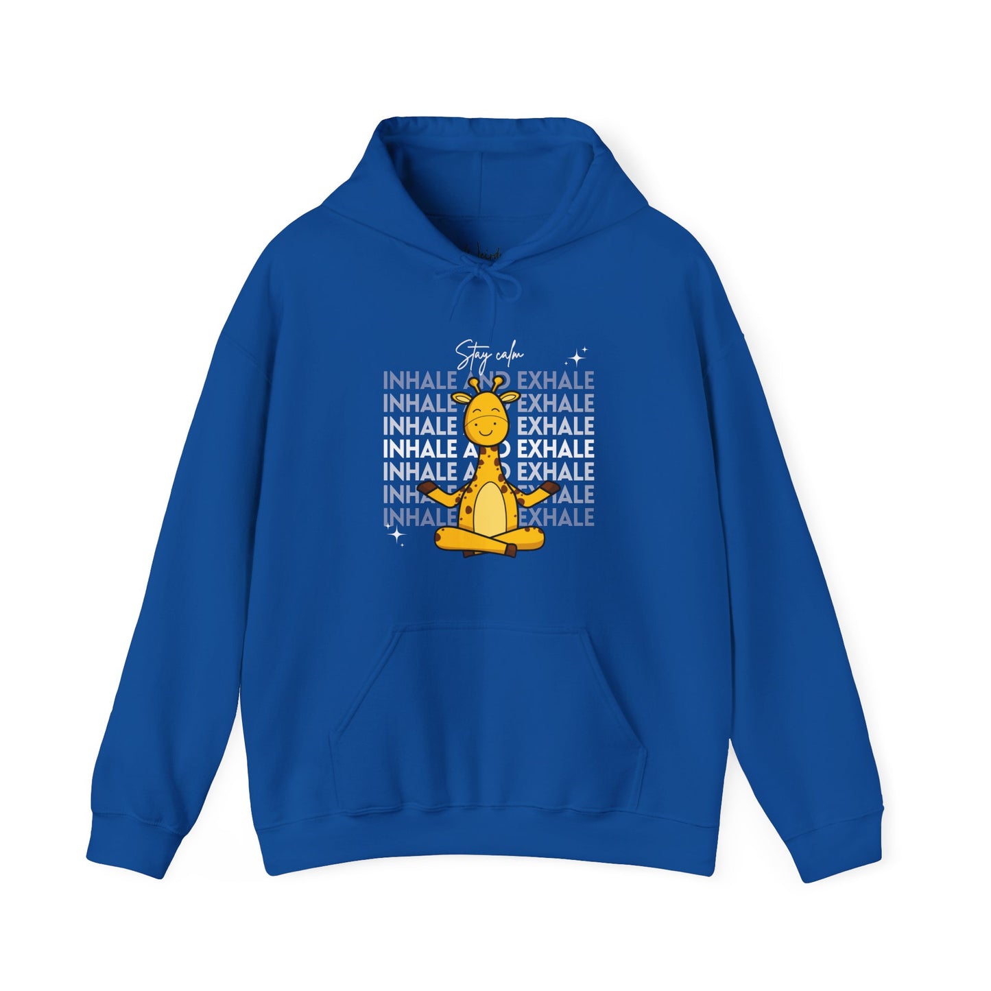 Inhale and Exhale of Unisex Heavy Blend™ Hooded Sweatshirt