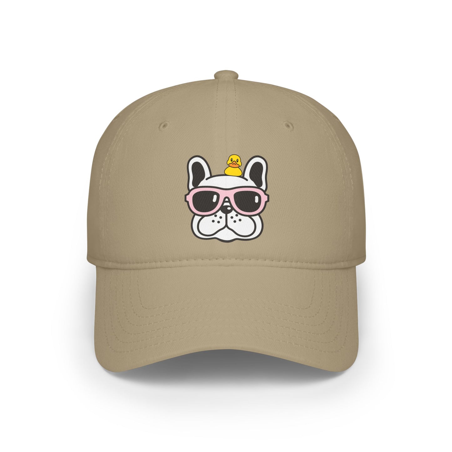 Dog and duck sunglass Profile Baseball Cap