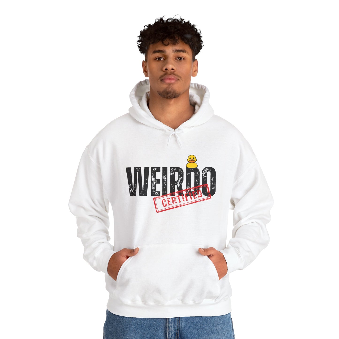 Weirdo Certified of Unisex Heavy Blend™ Hooded Sweatshirt