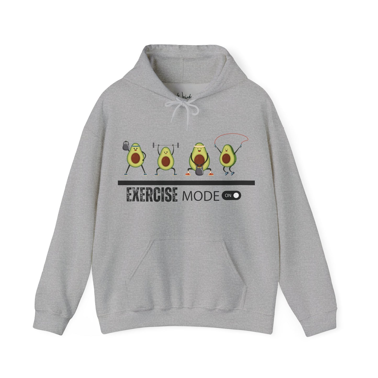 Exercise mode of Unisex Heavy Blend™ Hooded Sweatshirt