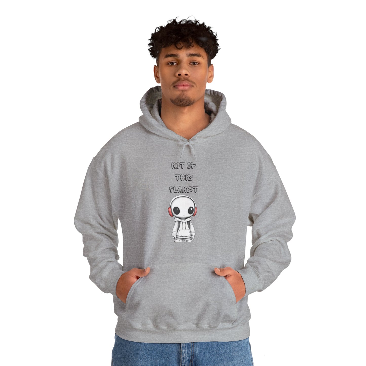 Not of this planet of Unisex Heavy Blend™ Hooded Sweatshirt