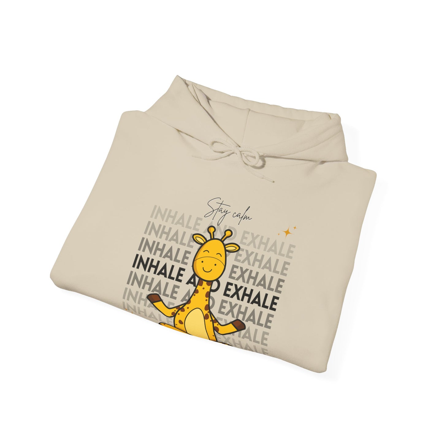 Inhale and Exhale of Unisex Heavy Blend™ Hooded Sweatshirt