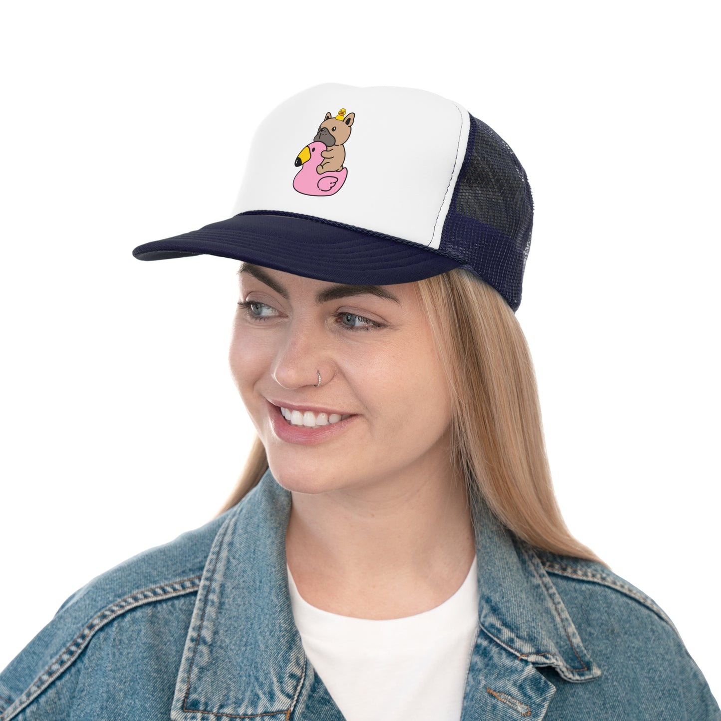 Pelican dog Trucker Caps