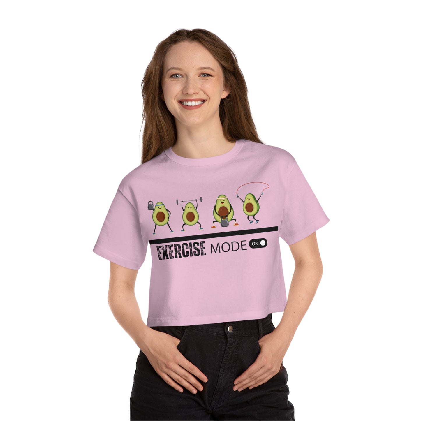 Exercise mode Champion Women's Heritage Cropped T-Shirt