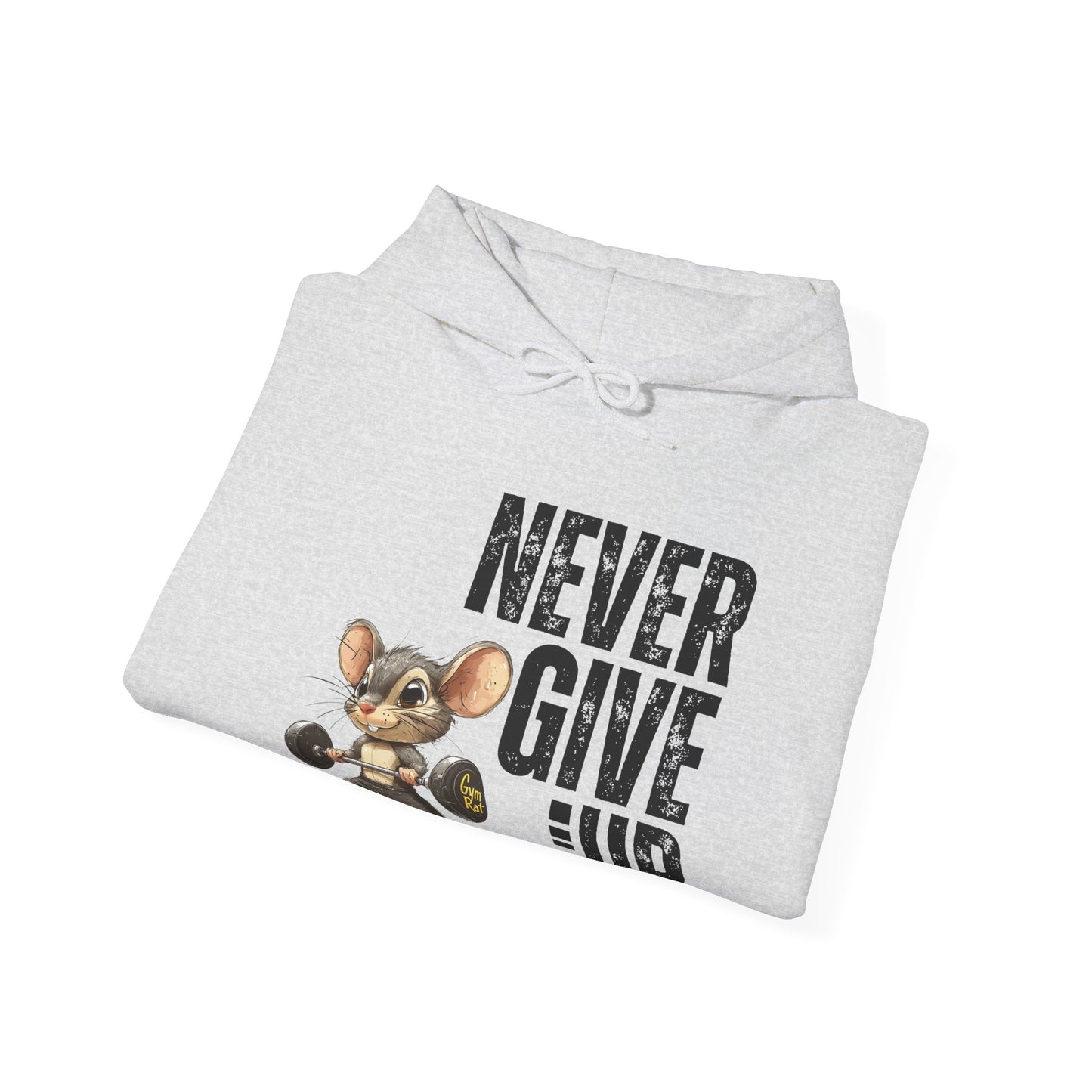 Never give up of Unisex Heavy Blend™ Hooded Sweatshirt