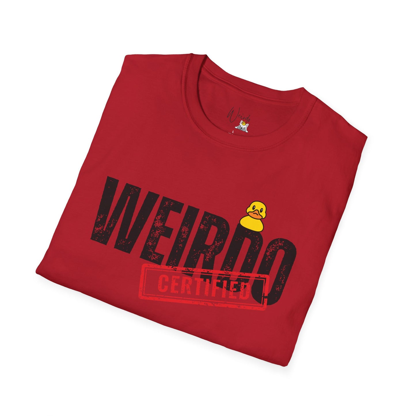 Weirdo certified only Unisex Softstyle T-Shirt