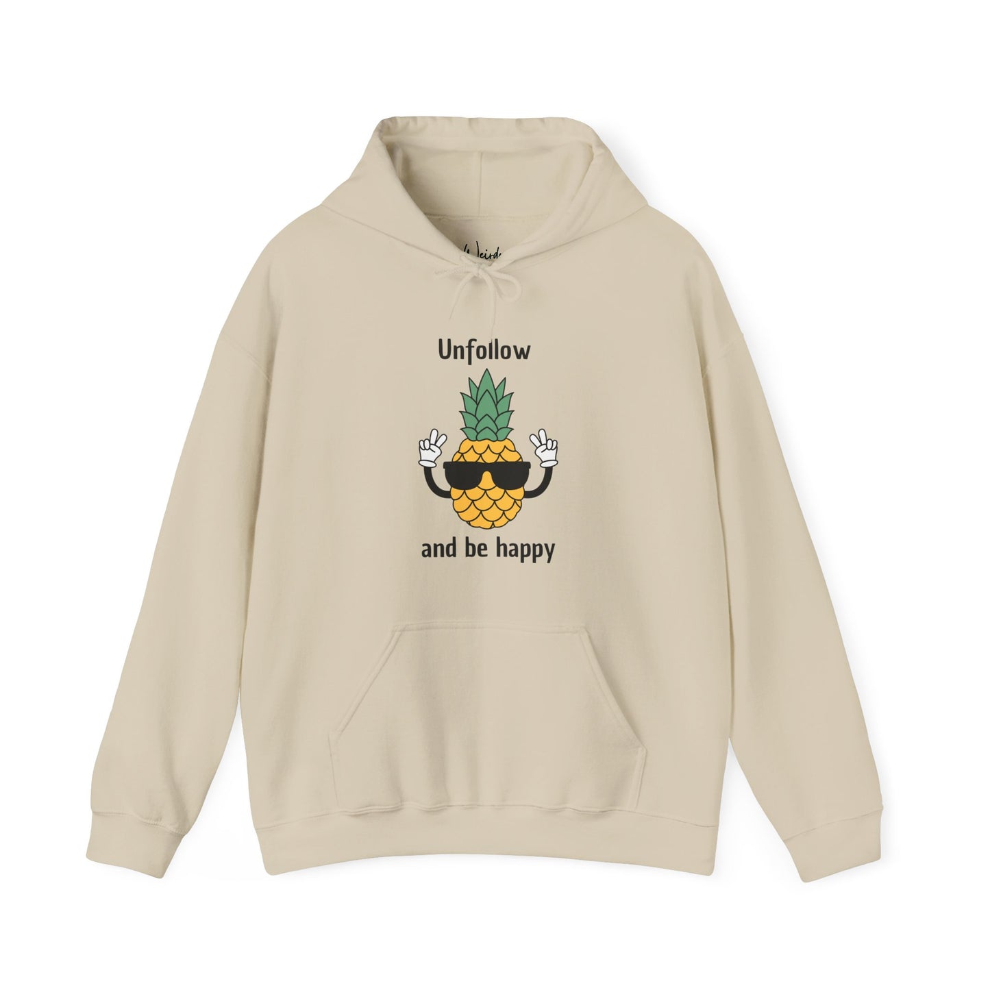 Unfollow and be happy of Unisex Heavy Blend™ Hooded Sweatshirt