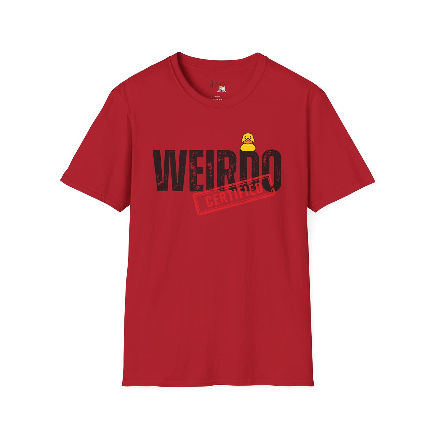 Weirdo certified only Unisex Softstyle T-Shirt