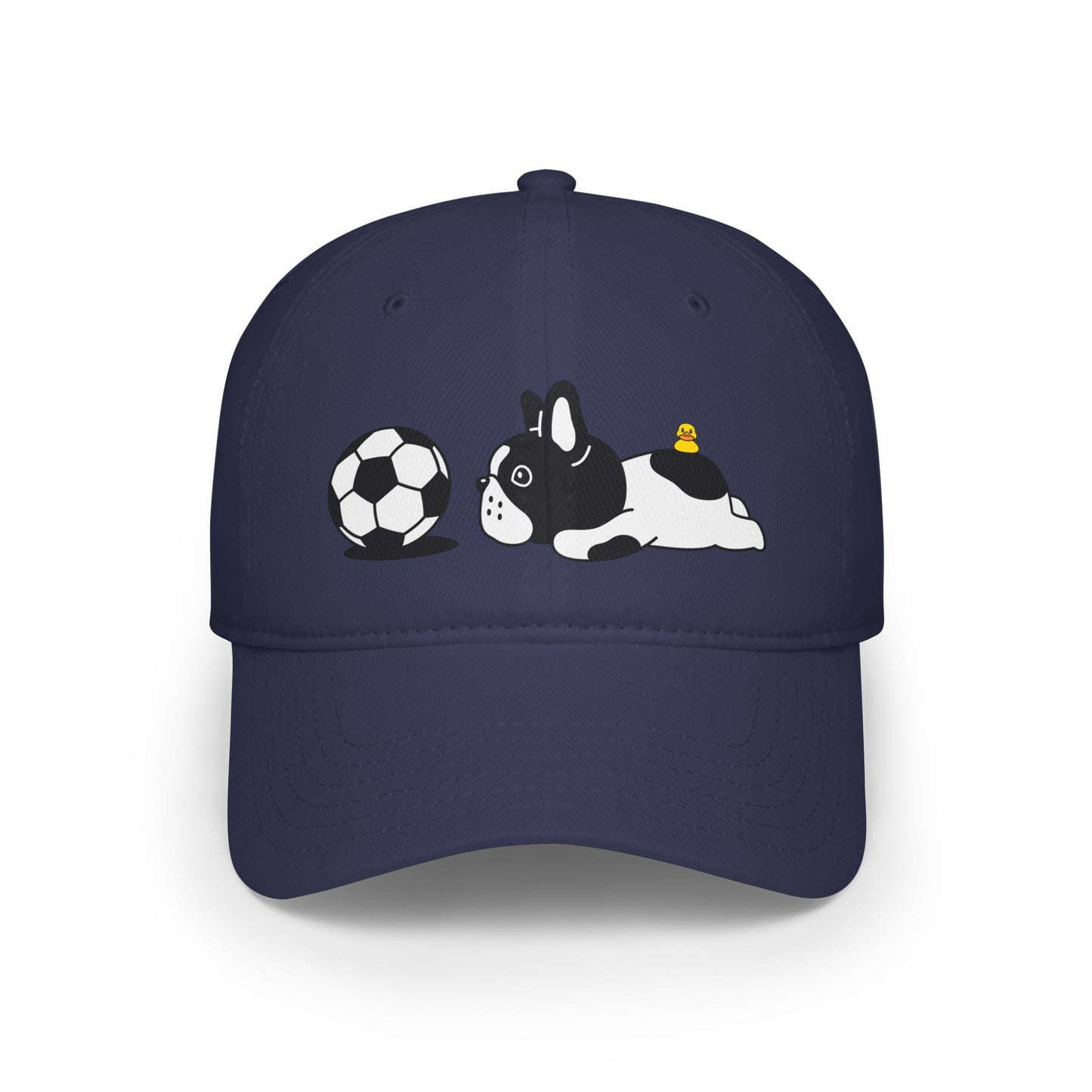 Dog soccer 1 Profile Baseball Cap