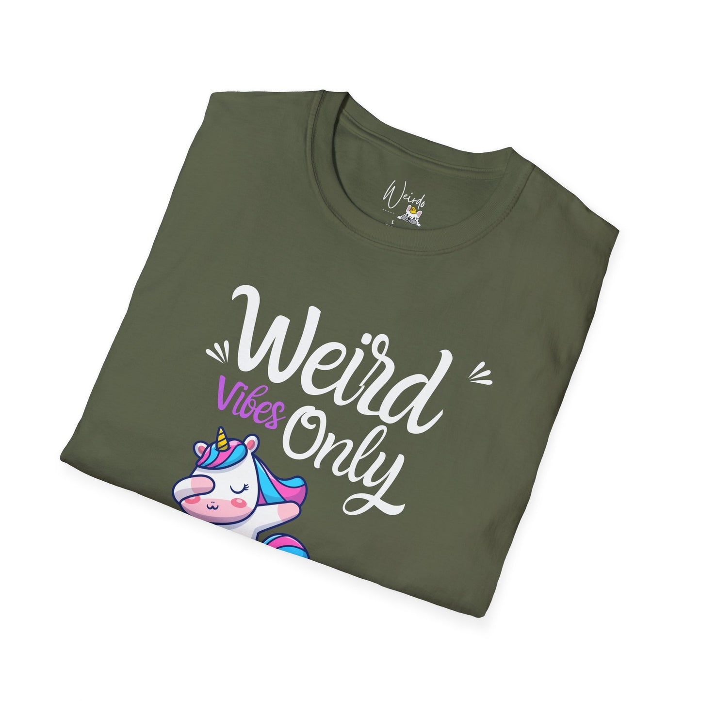 Weird vibes only Unisex Softstyle T-Shirt