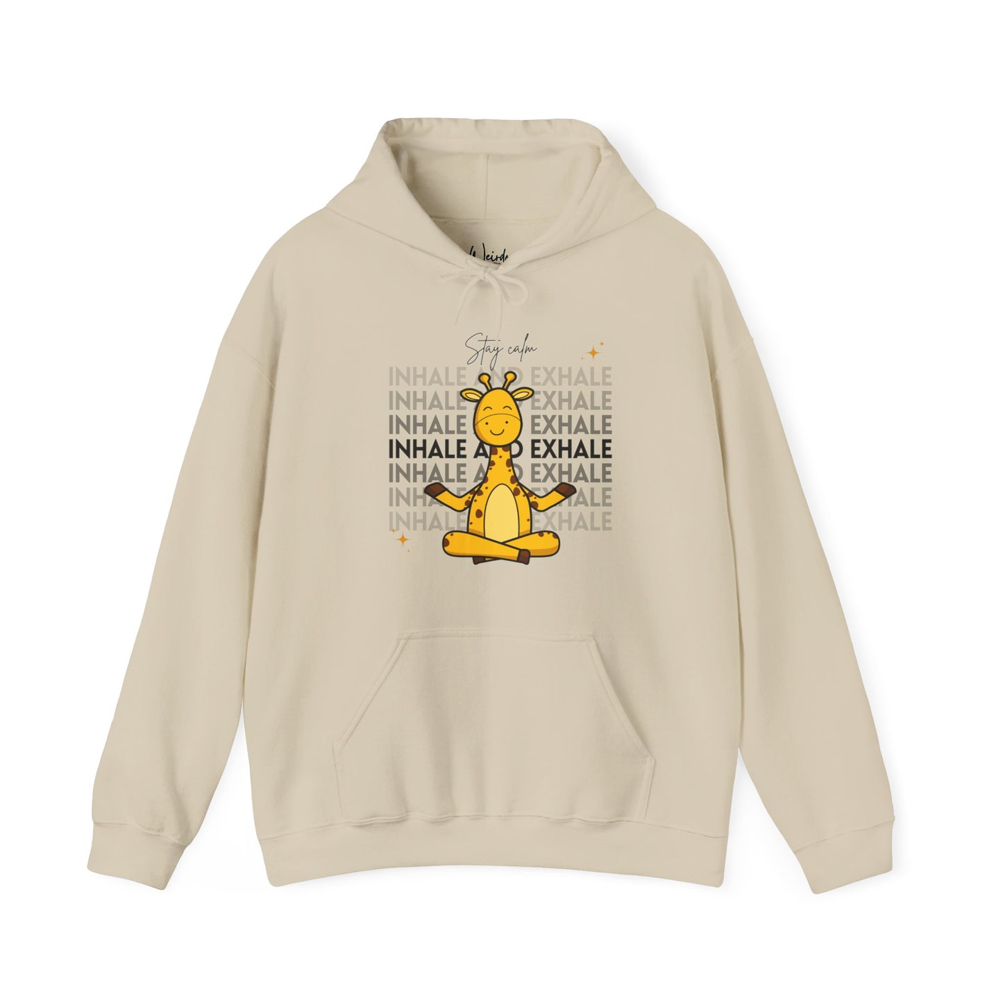 Inhale and Exhale of Unisex Heavy Blend™ Hooded Sweatshirt