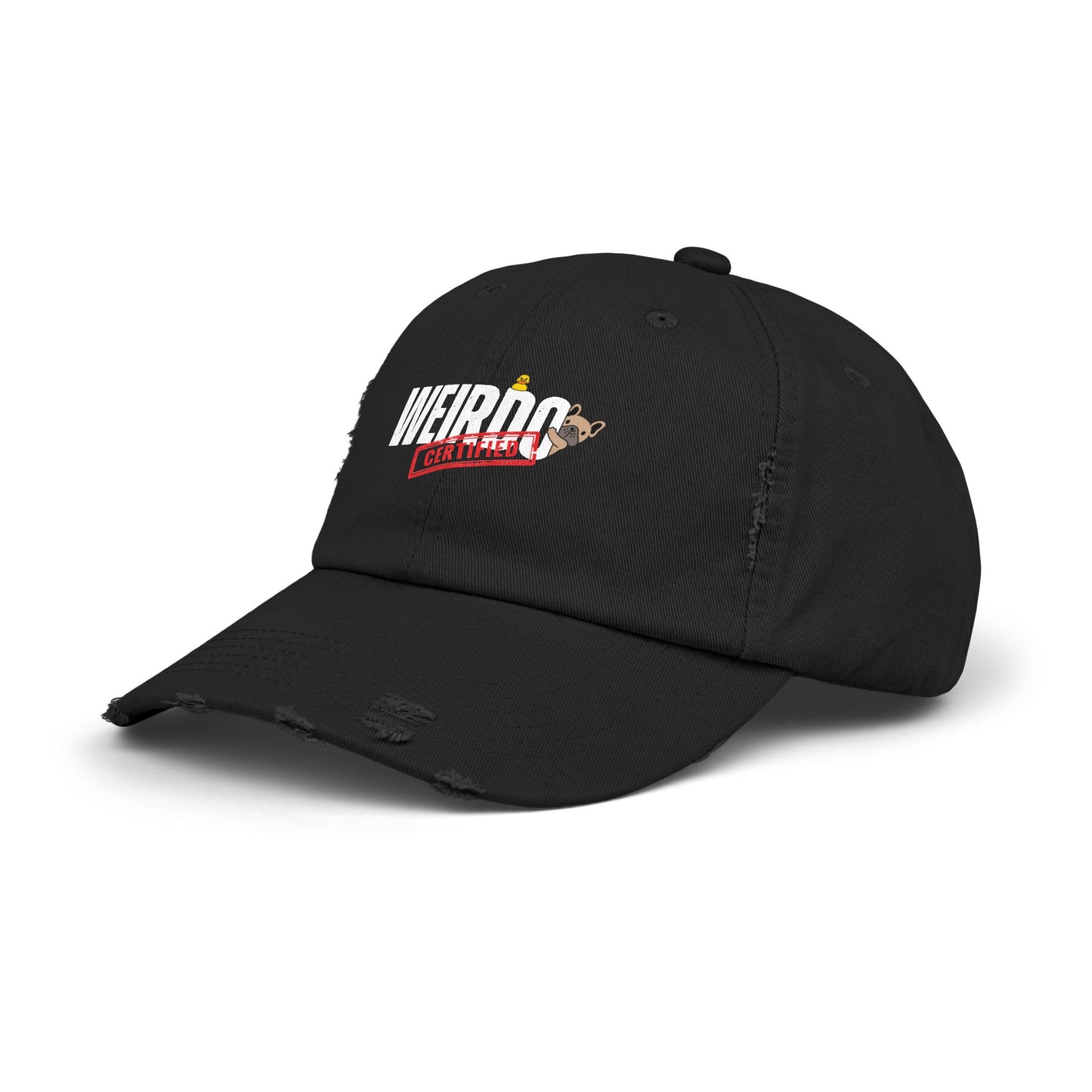 Weirdo Unisex Distressed Cap