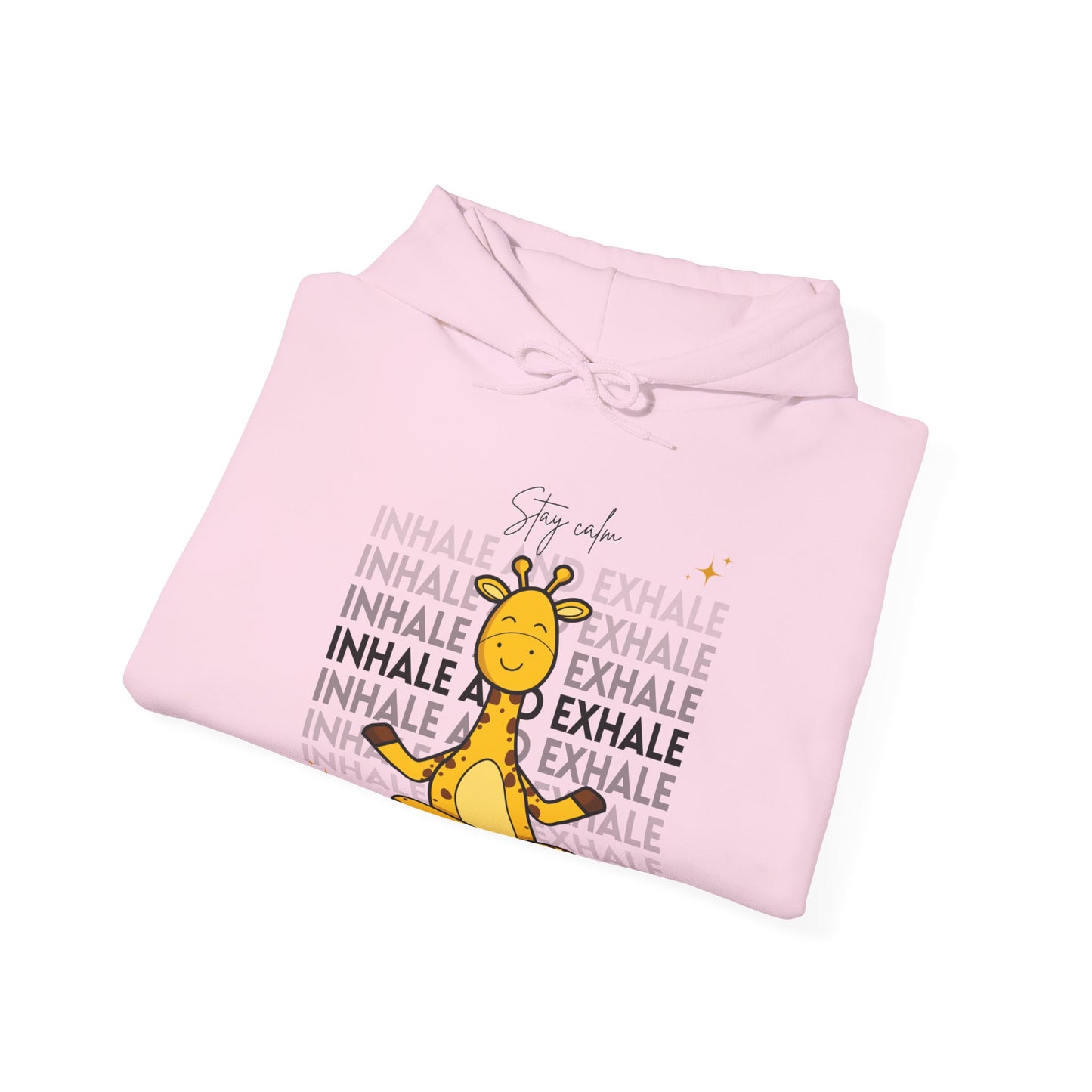 Inhale and Exhale of Unisex Heavy Blend™ Hooded Sweatshirt