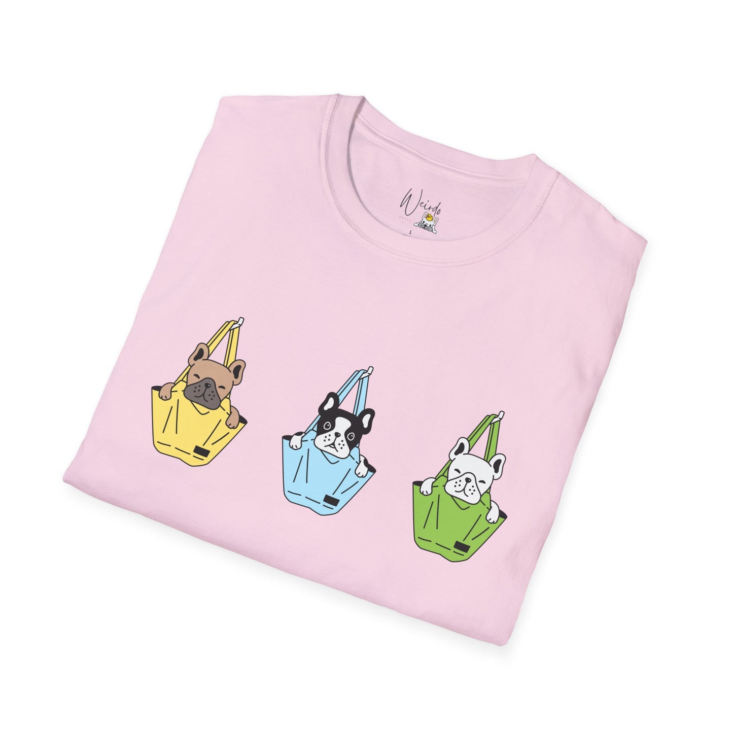 dog bag Unisex Softstyle T-Shirt