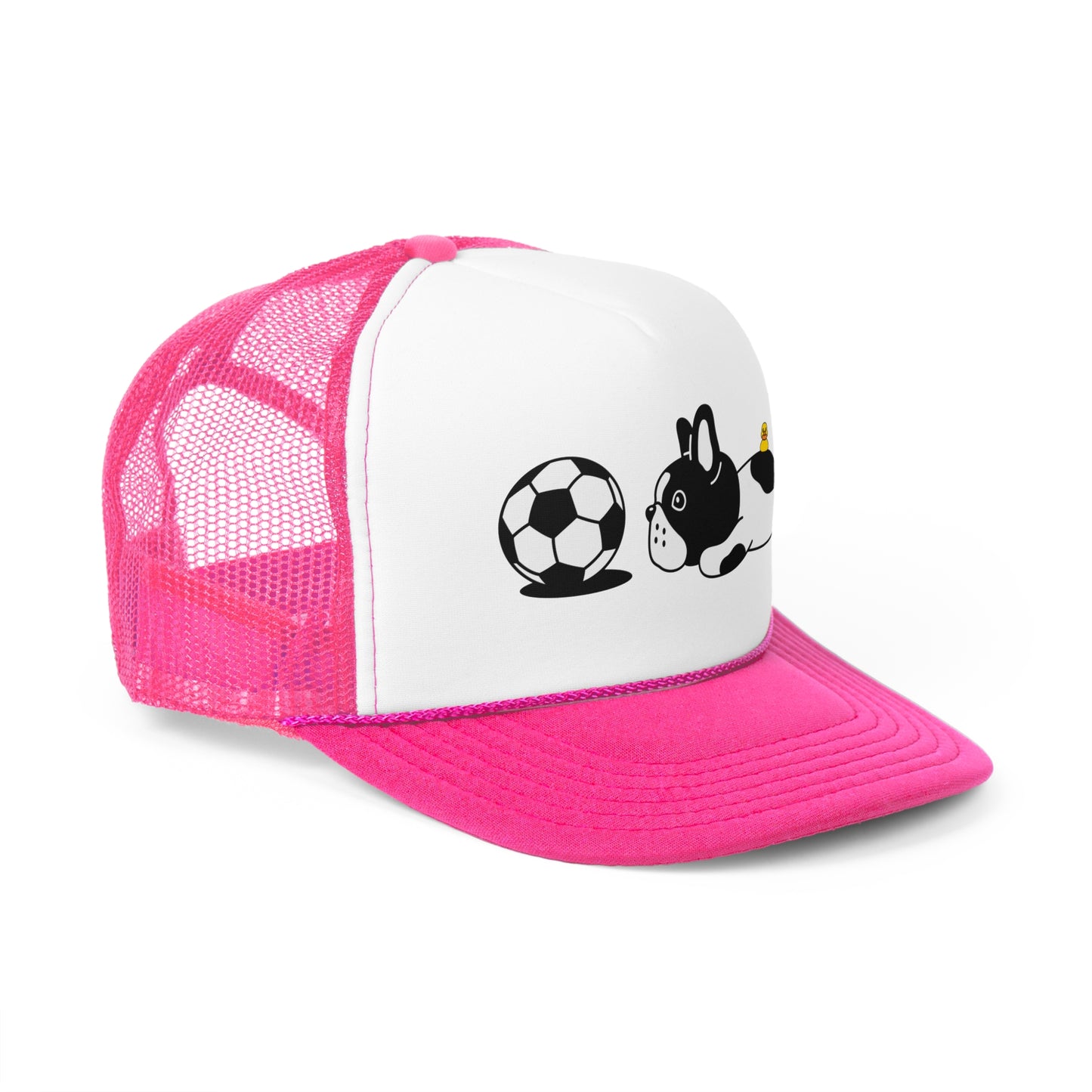 dog soccer Trucker Caps