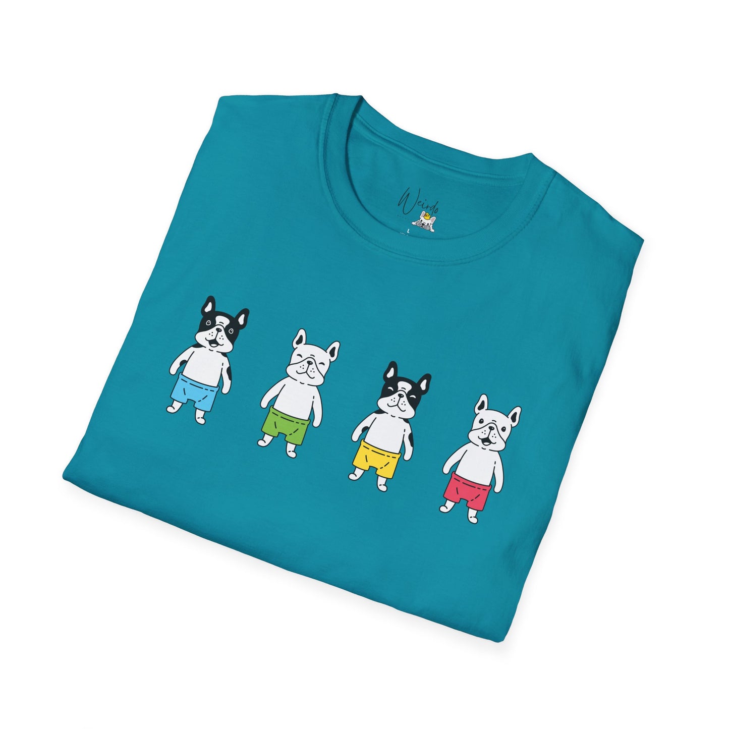 Dog in swimwear Unisex Softstyle T-Shirt