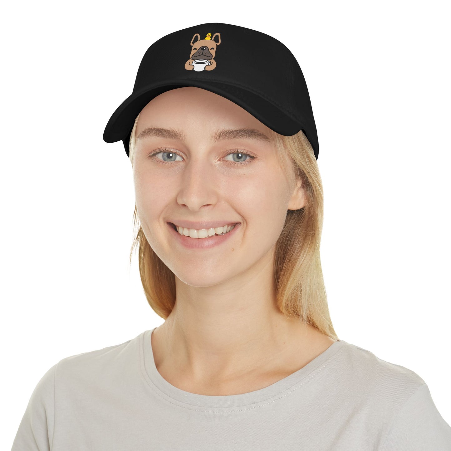 Dog coffee Profile Baseball Cap