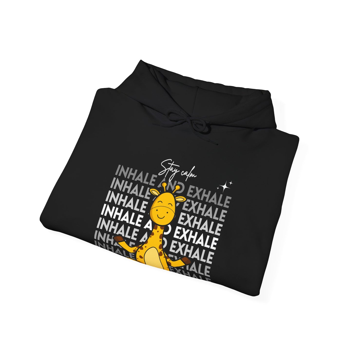 Inhale and Exhale of Unisex Heavy Blend™ Hooded Sweatshirt