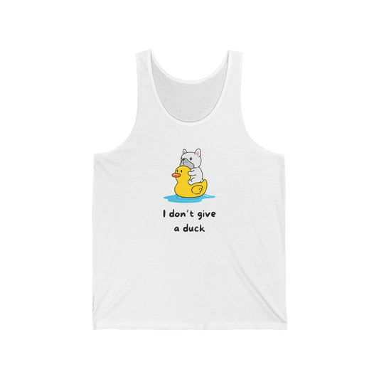 Don't give a Duck Unisex Jersey Tank