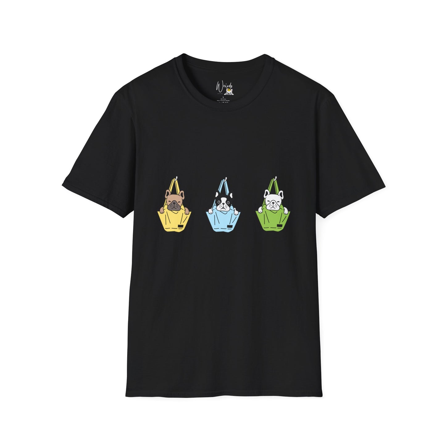 dog bag Unisex Softstyle T-Shirt