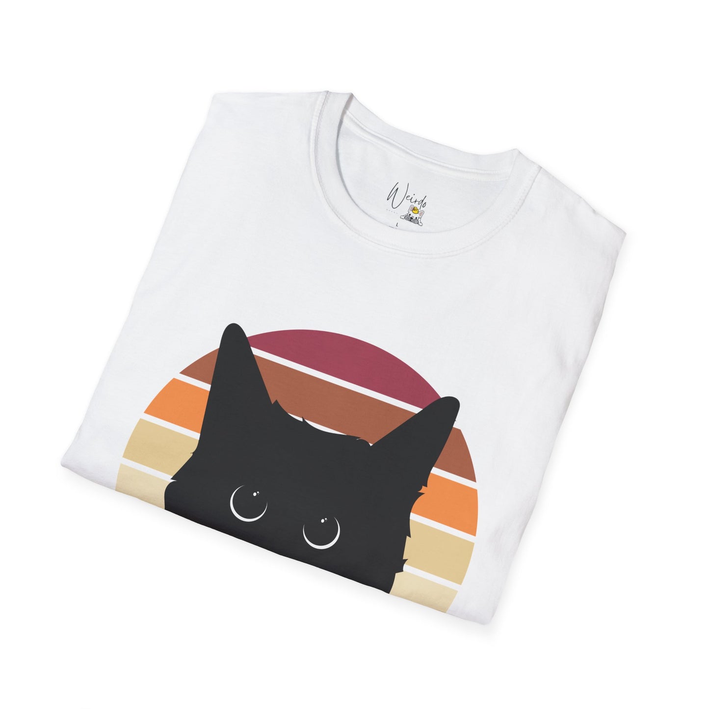 Cat judging you Unisex Softstyle T-Shirt