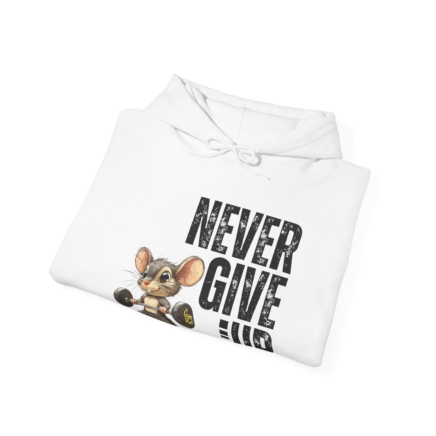 Never give up of Unisex Heavy Blend™ Hooded Sweatshirt