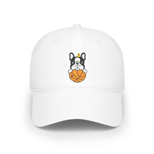 Dog basketball Profile Baseball Cap