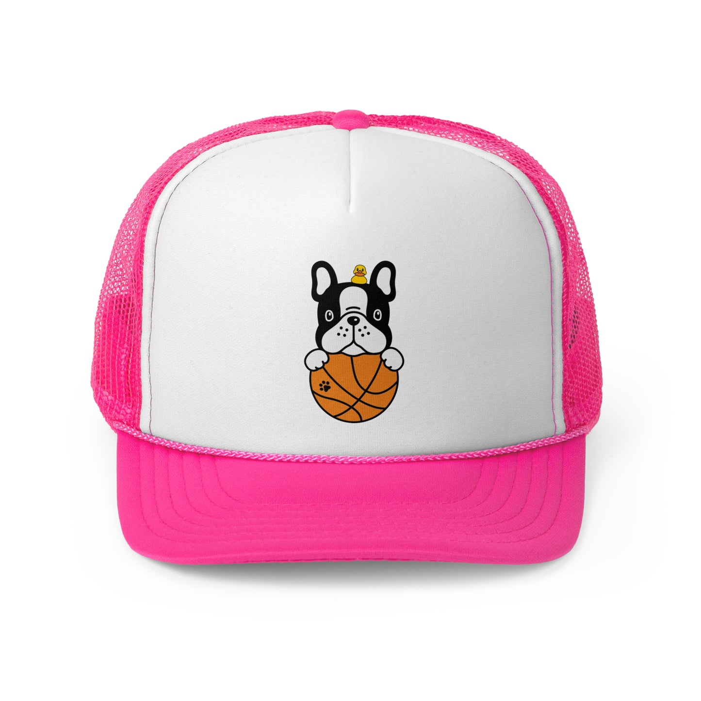 Dog basketball Trucker Caps