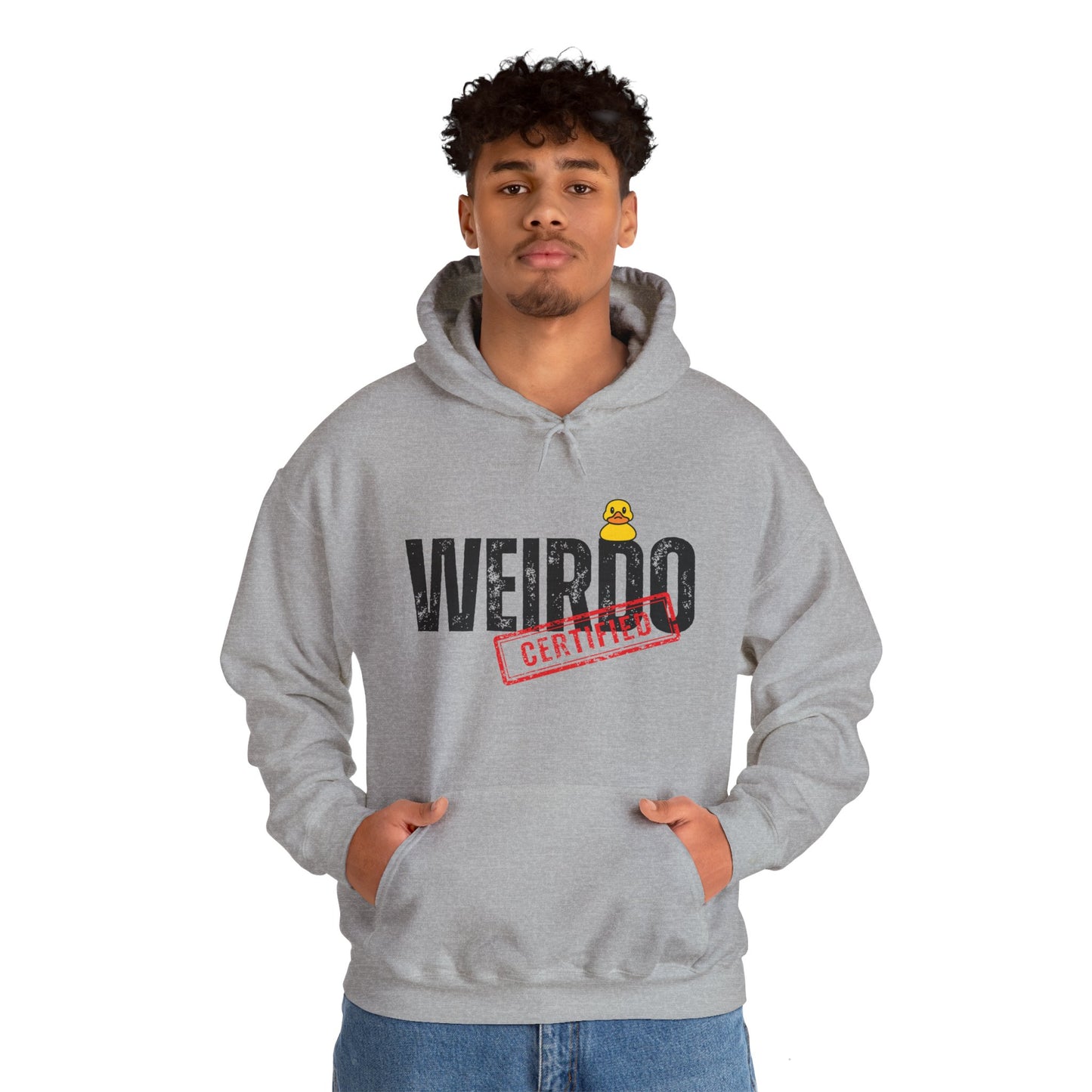 Weirdo Certified of Unisex Heavy Blend™ Hooded Sweatshirt