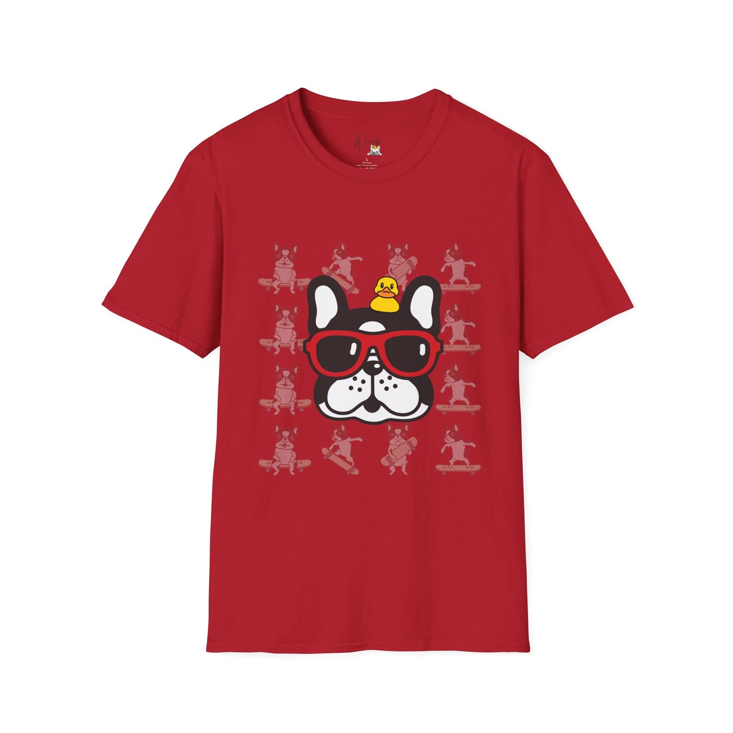 Dog skate Unisex Softstyle T-Shirt