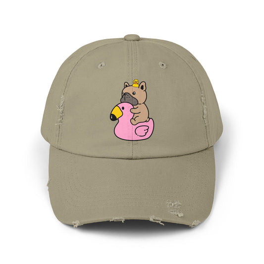 Dog pelican Unisex Distressed Cap