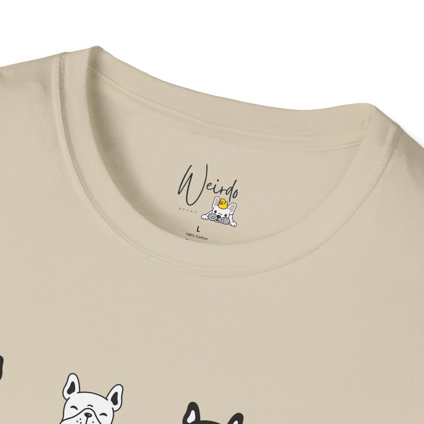 Dog in swimwear Unisex Softstyle T-Shirt