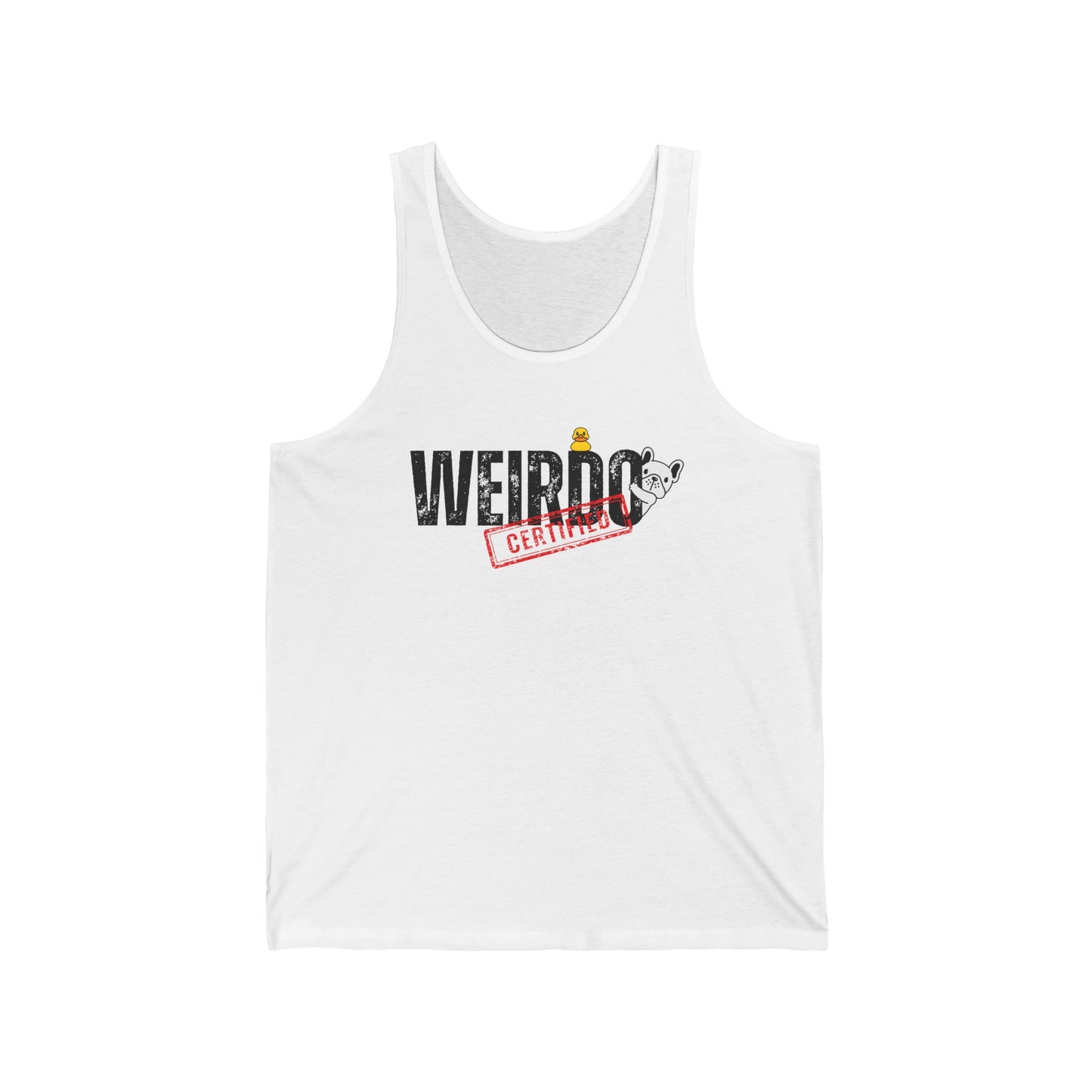 Weirdo certified Unisex Jersey Tank