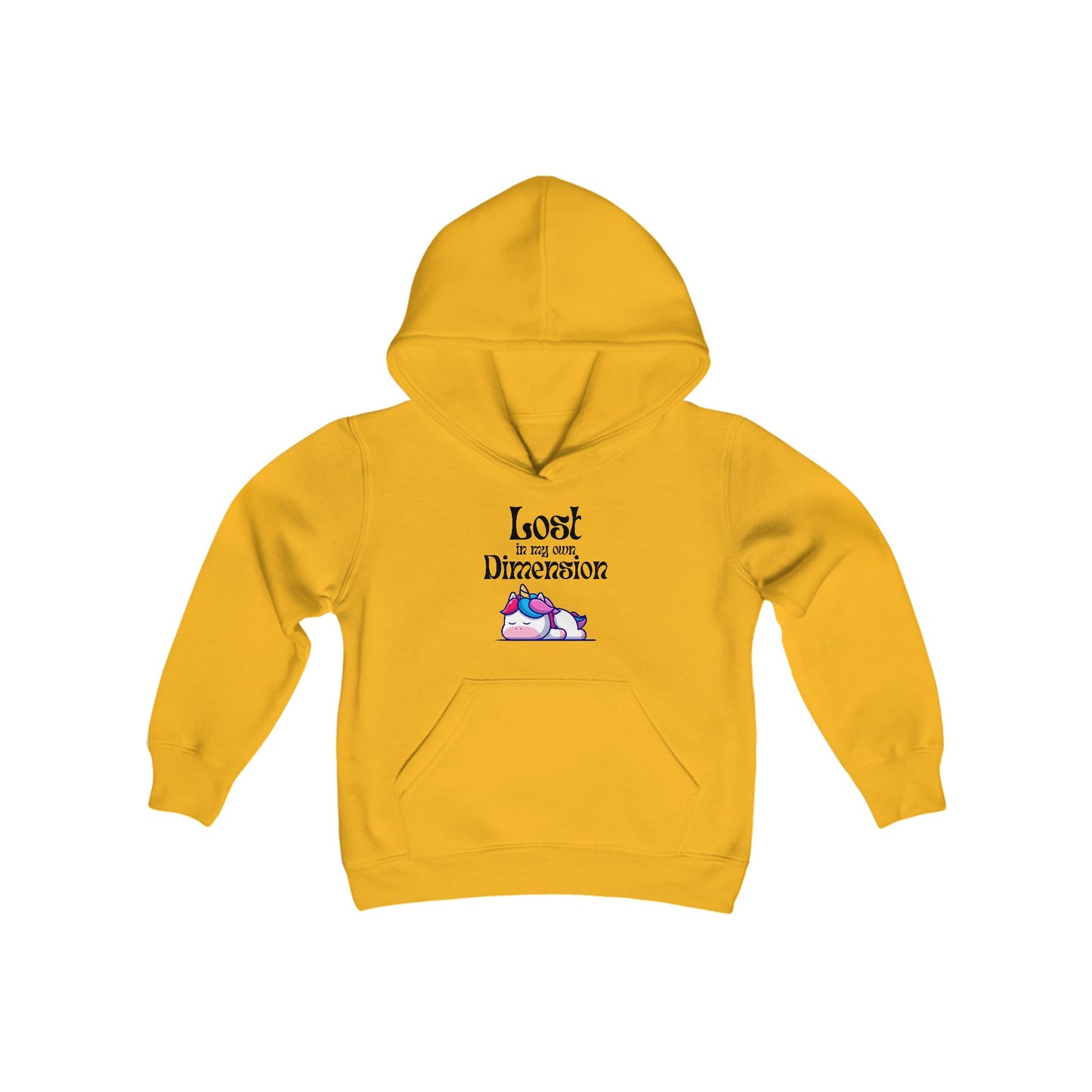 Lost in my dimension Youth Heavy Blend Hooded Sweatshirt