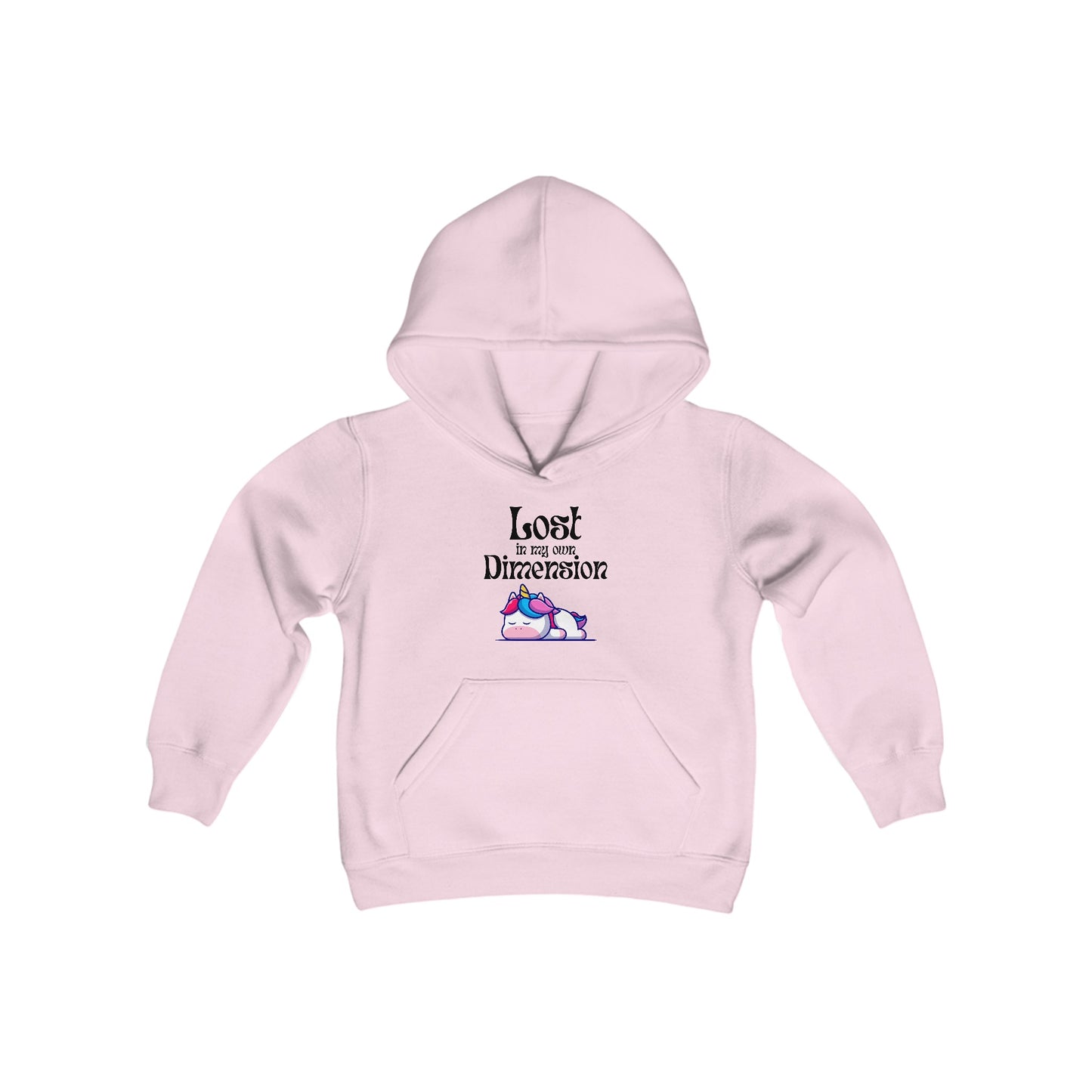 Lost in my dimension Youth Heavy Blend Hooded Sweatshirt