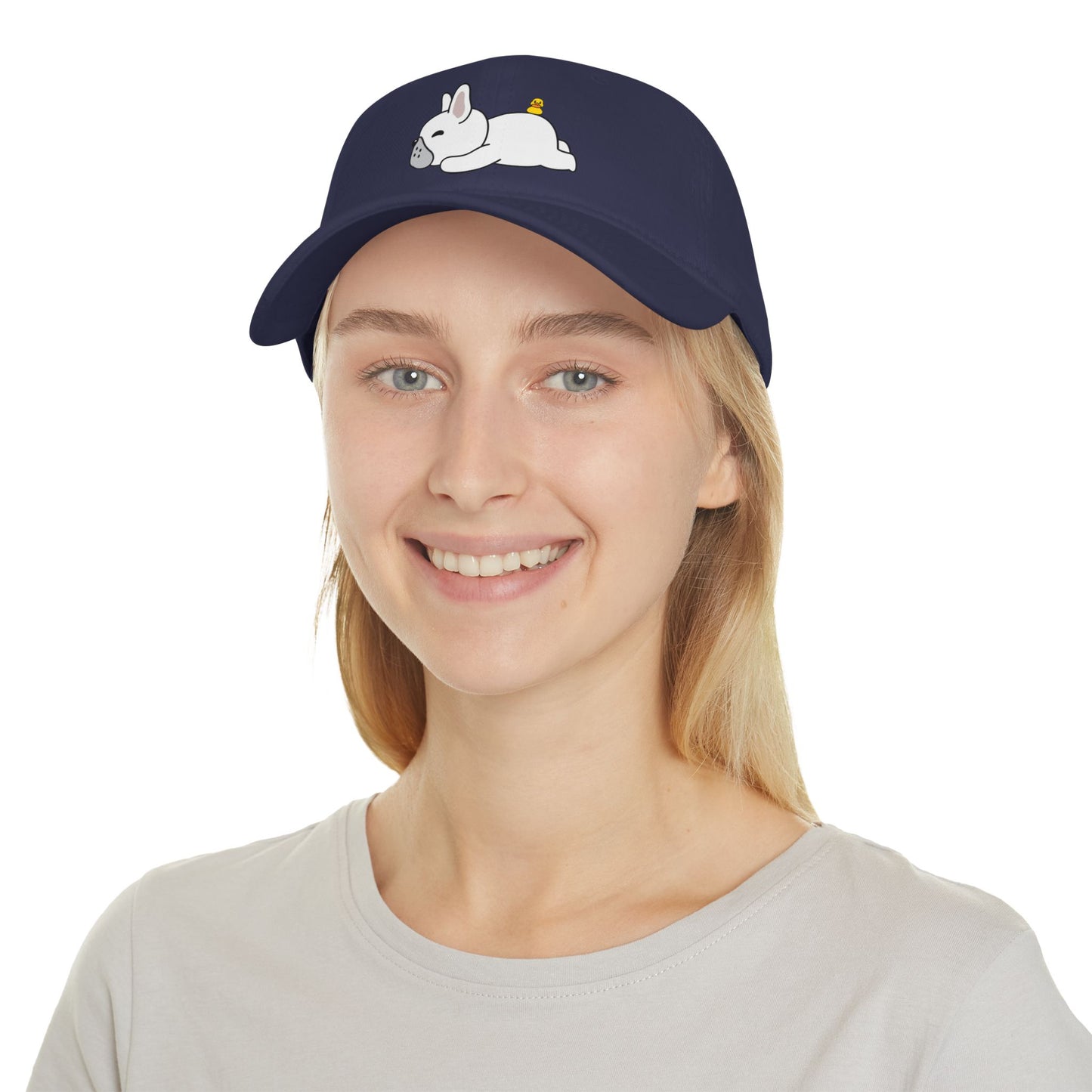 Dog sleep Low Profile Baseball Cap