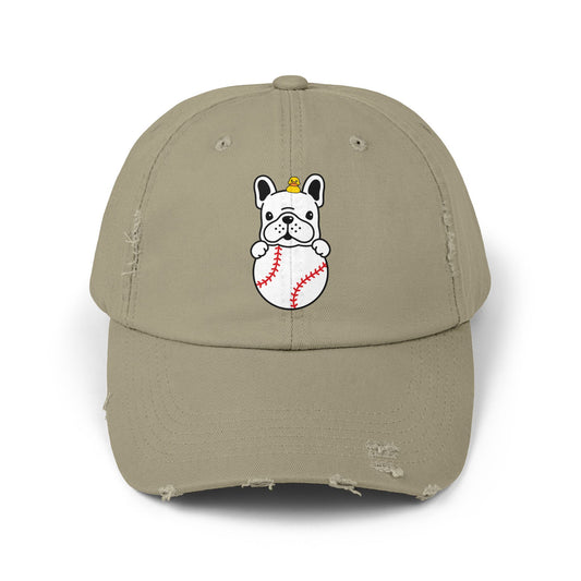 Dog baseball Unisex Distressed Cap