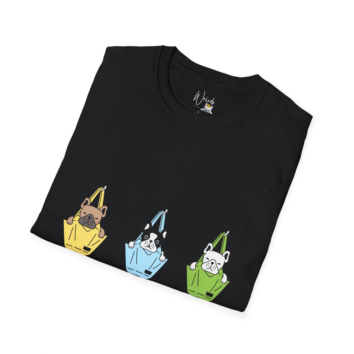 dog bag Unisex Softstyle T-Shirt