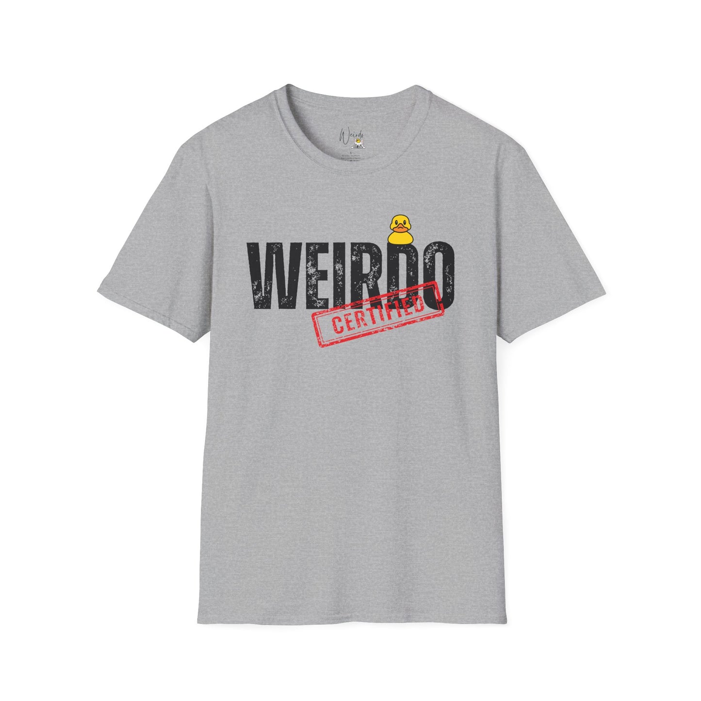 Weirdo certified only Unisex Softstyle T-Shirt