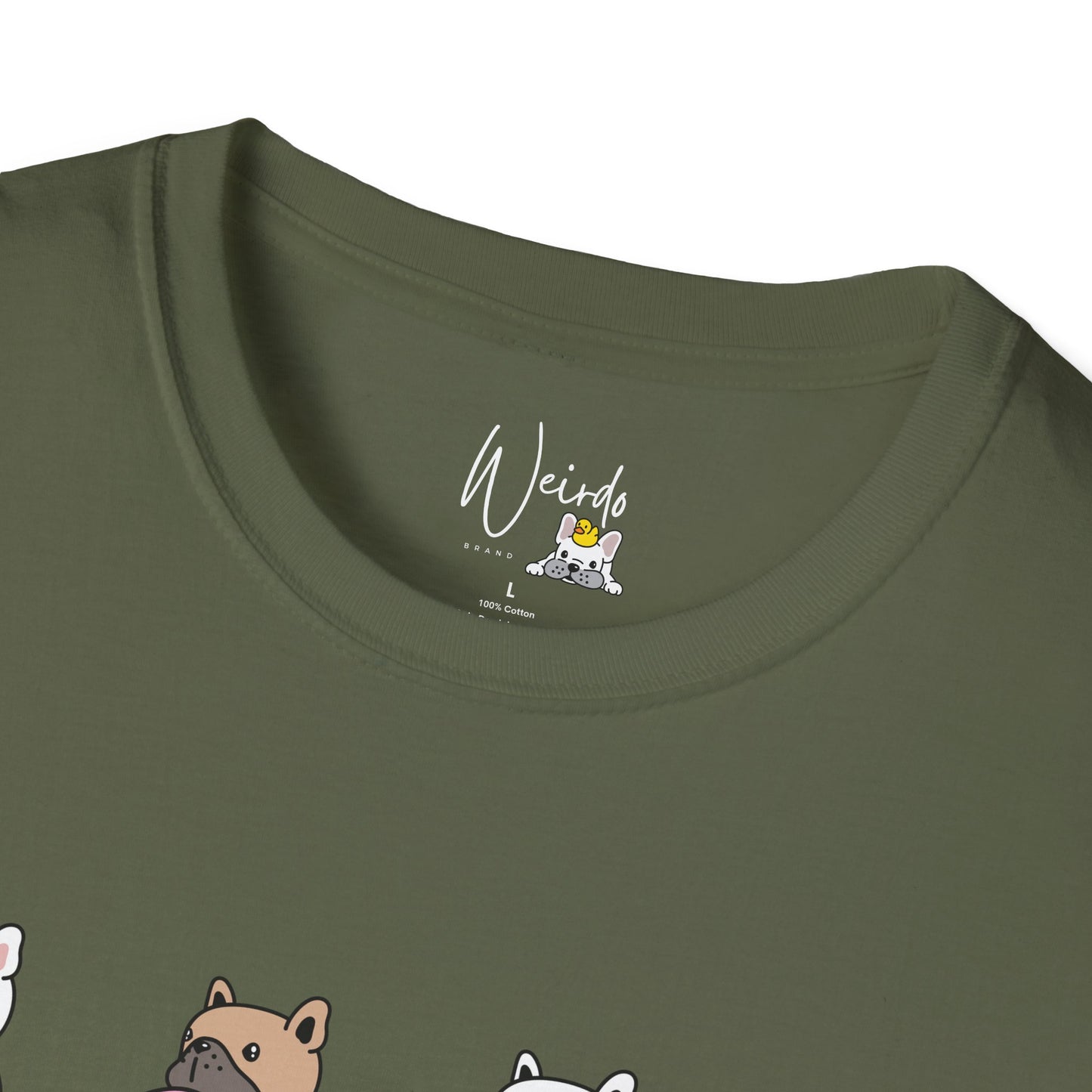 Dog Pelican Unisex Softstyle T-Shirt