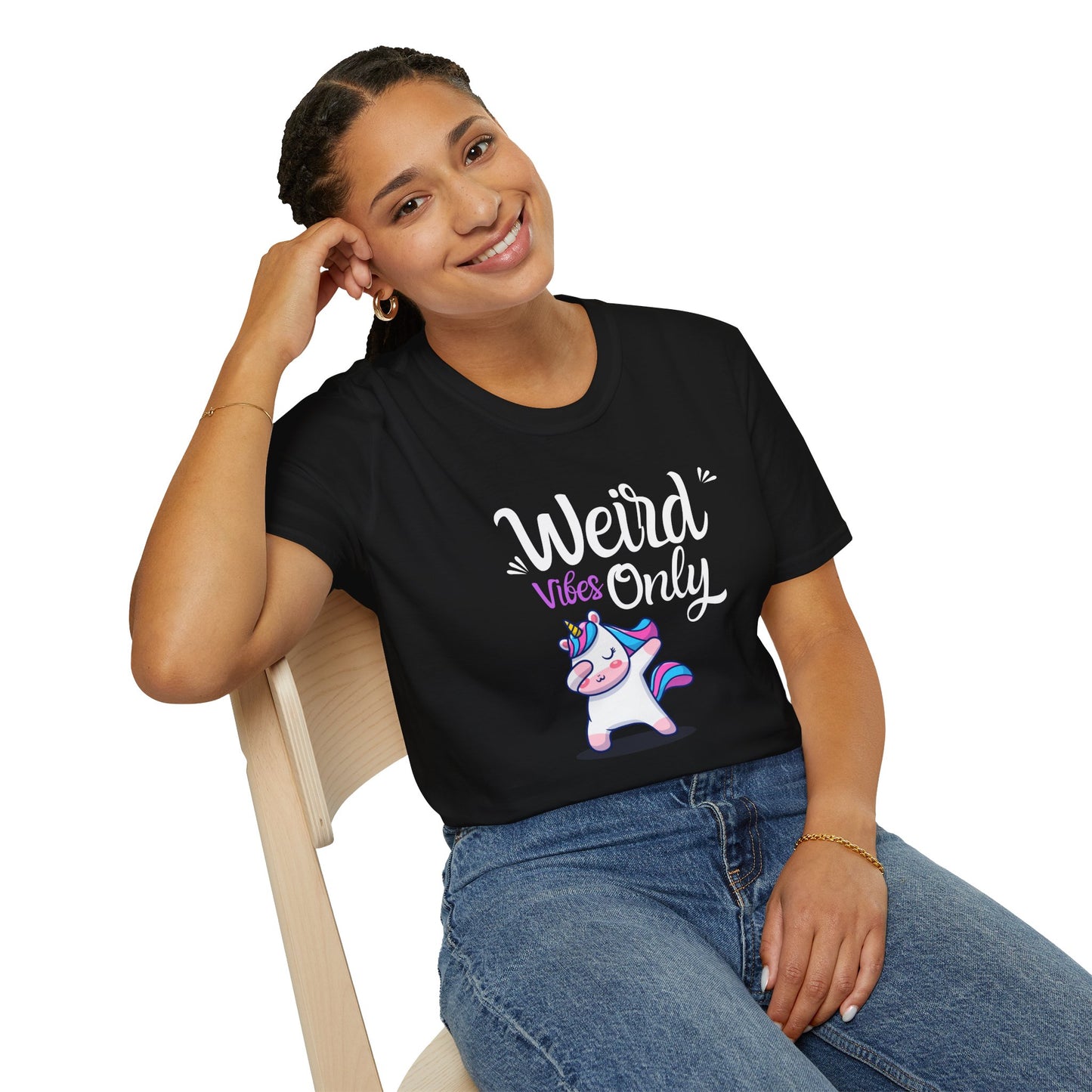 Weird vibes only Unisex Softstyle T-Shirt