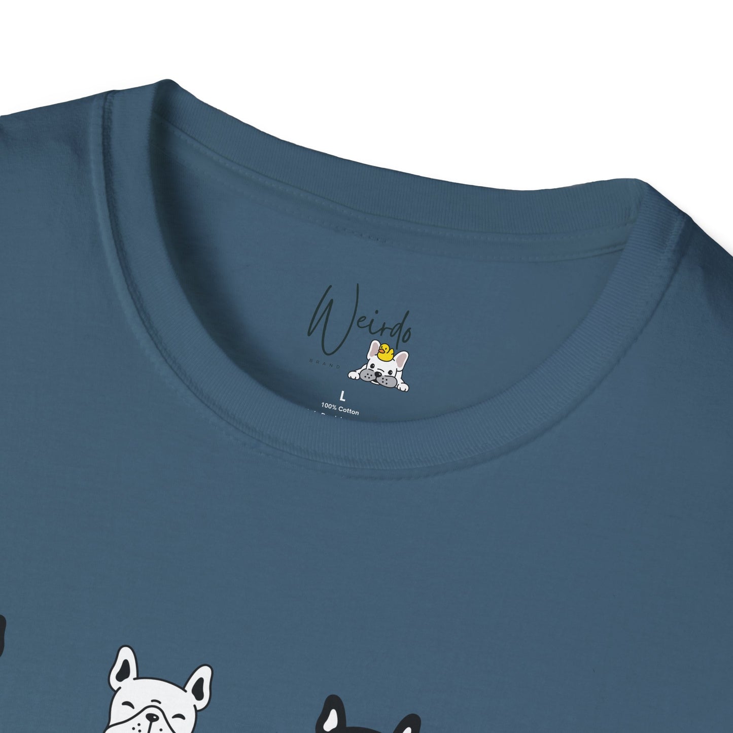 Dog in swimwear Unisex Softstyle T-Shirt