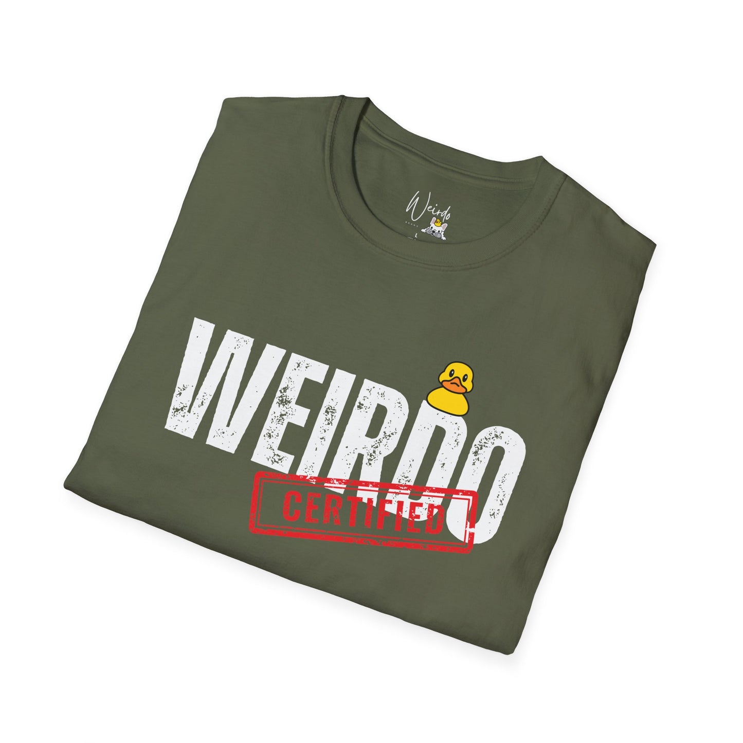 Weirdo certified only Unisex Softstyle T-Shirt