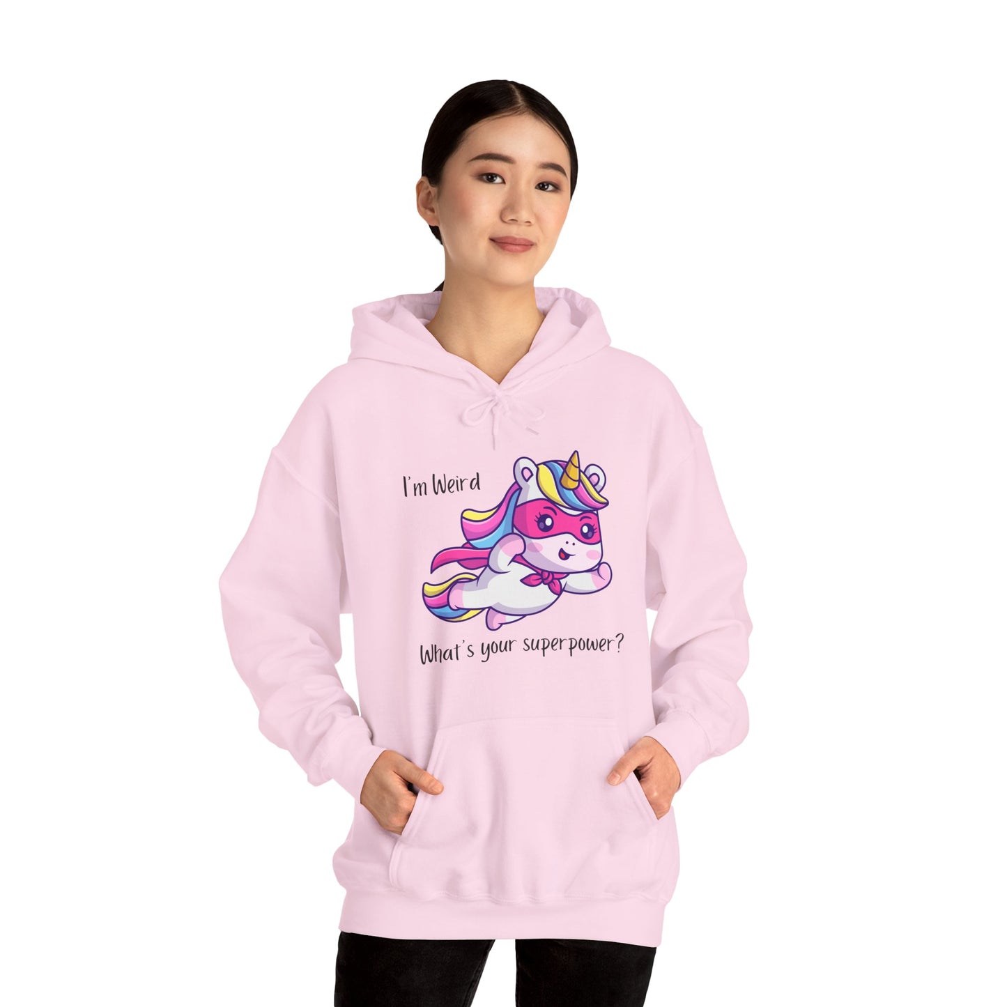 Whats your superpower of Unisex Heavy Blend™ Hooded Sweatshirt