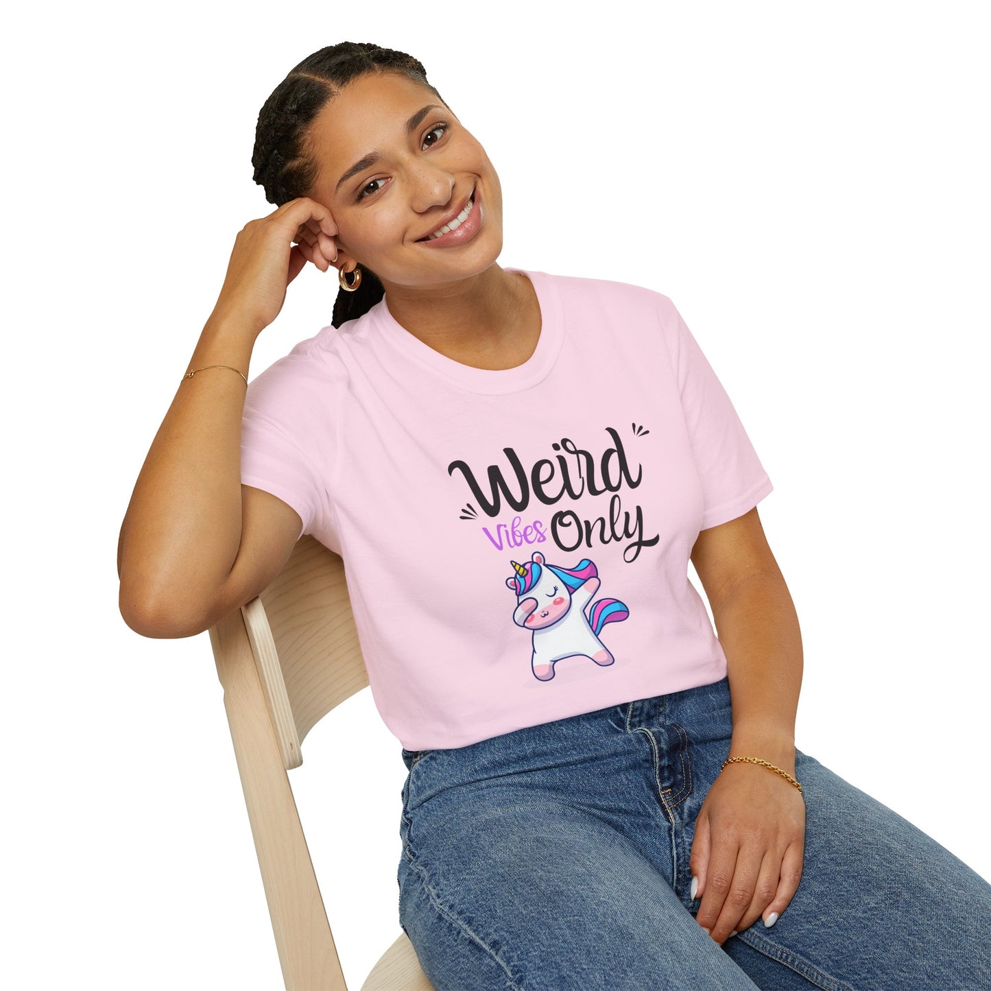 Weird vibes only Unisex Softstyle T-Shirt