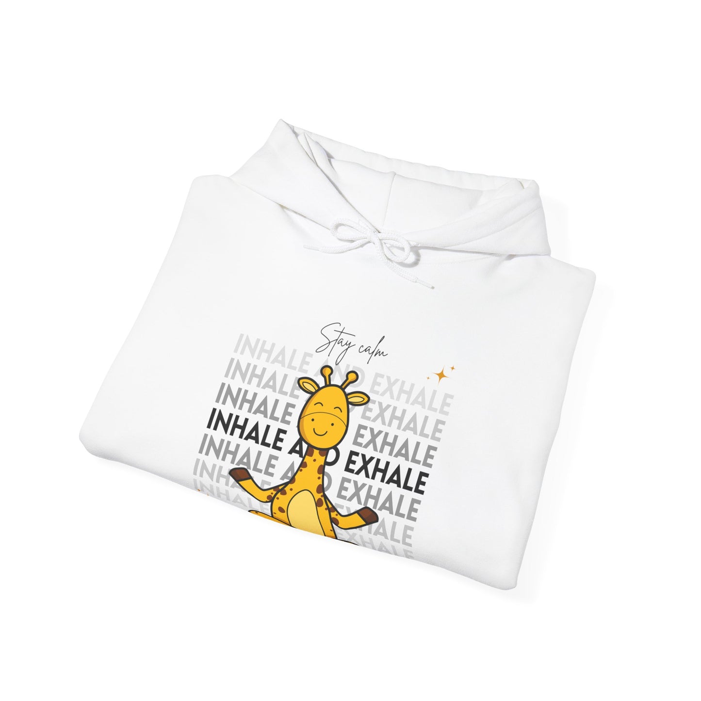 Inhale and Exhale of Unisex Heavy Blend™ Hooded Sweatshirt